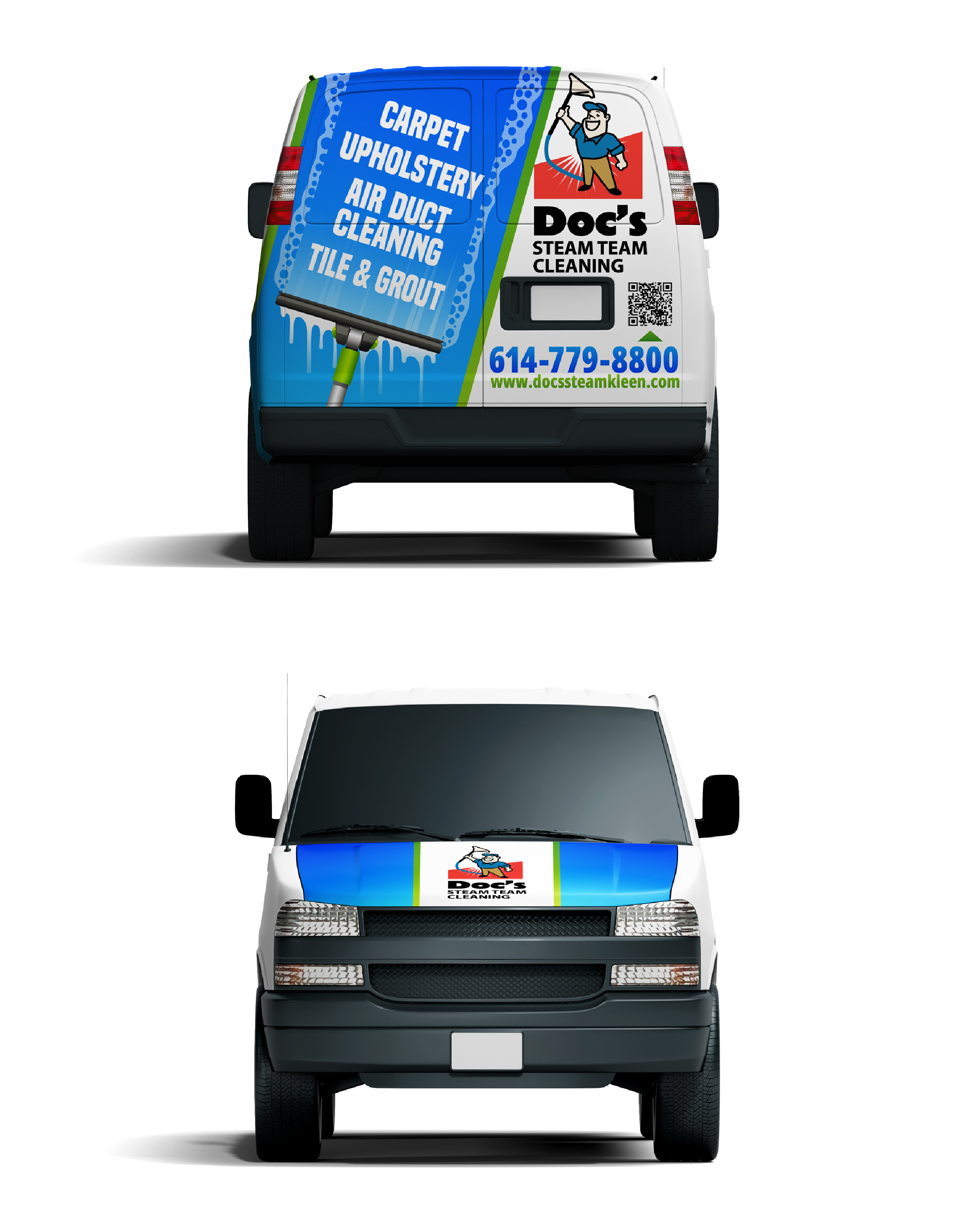 Car Wrap Design by Ibrahim Akash for Doc's Steam Team Cleaning | Design #32713749