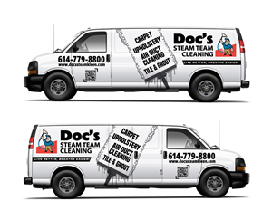 Car Wrap-Design von Ibrahim Akash für Doc's Steam Team Cleaning | Design: #32719991