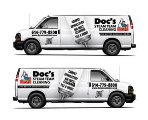Car Wrap Design by Ibrahim Akash for Doc's Steam Team Cleaning | Design: #32722214