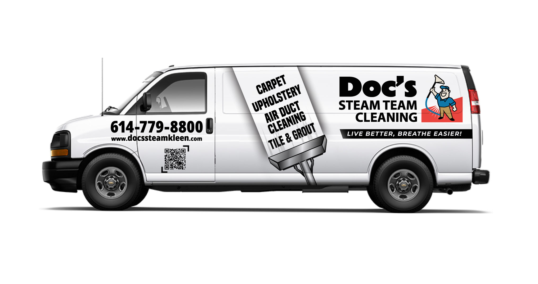 Car Wrap Design by Ibrahim Akash for Doc's Steam Team Cleaning | Design #32724270