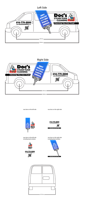 Car Wrap-Design von Ibrahim Akash für Doc's Steam Team Cleaning | Design: #33940870