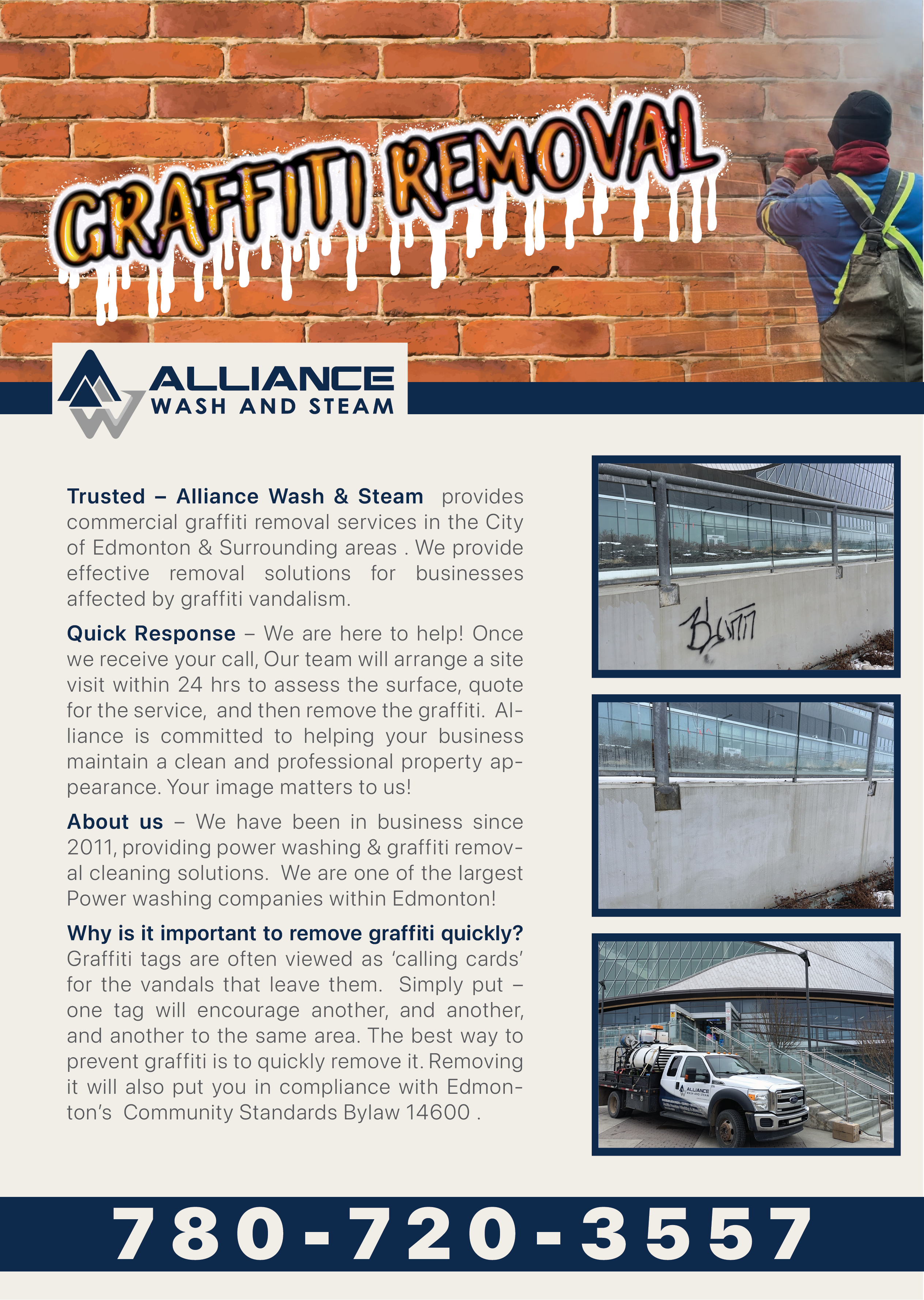 Flyer Design by Vyacheslav65 for Alliance Vac Services Ltd | Design #32708045