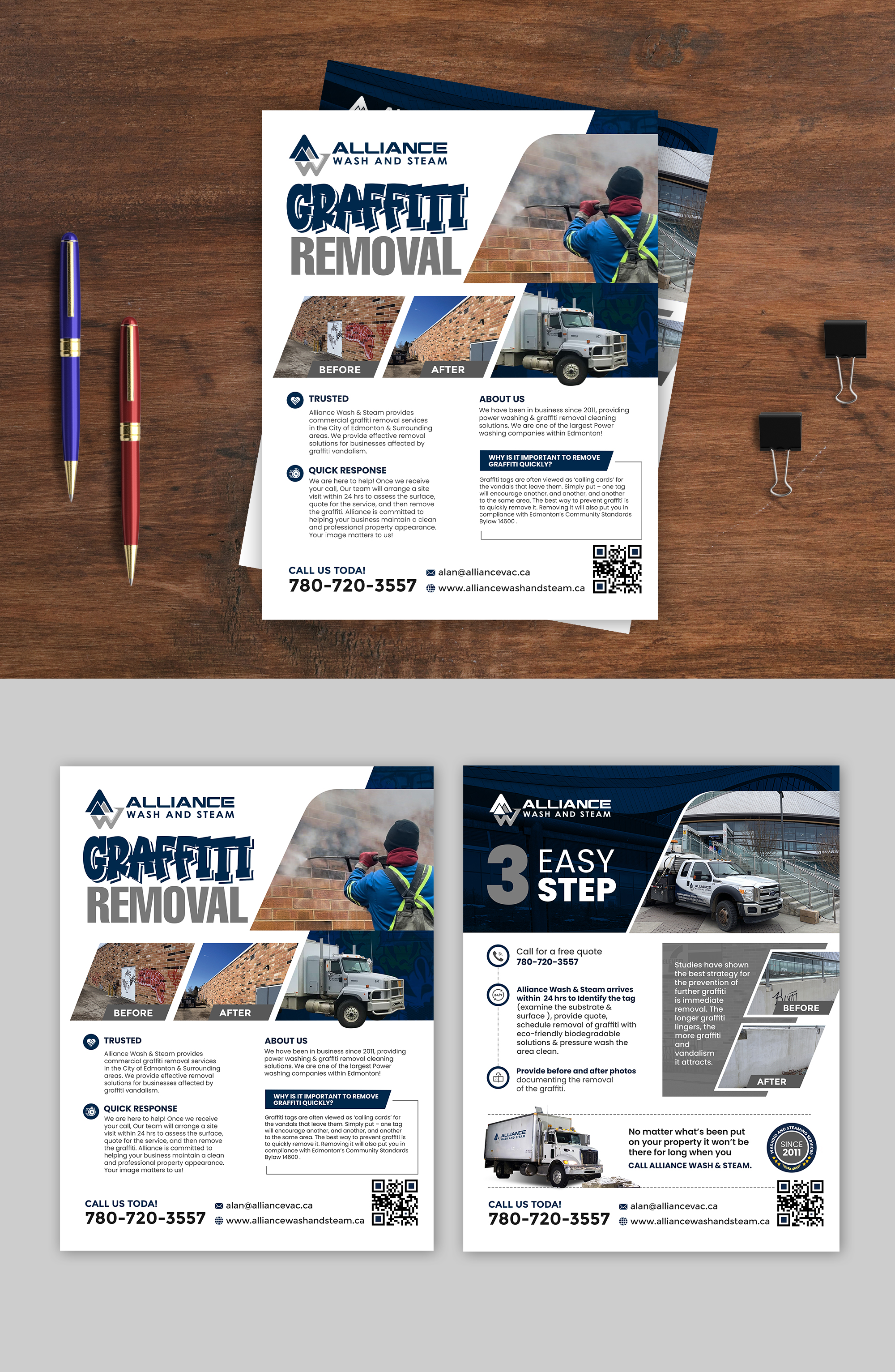 Flyer Design by debdesign for Alliance Vac Services Ltd | Design #32717984