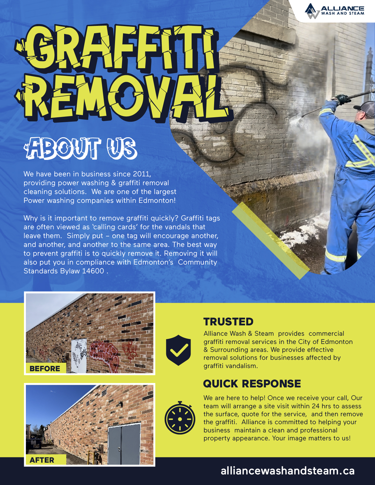 Flyer Design by Transformed Design Inc. for Alliance Vac Services Ltd | Design #32712967