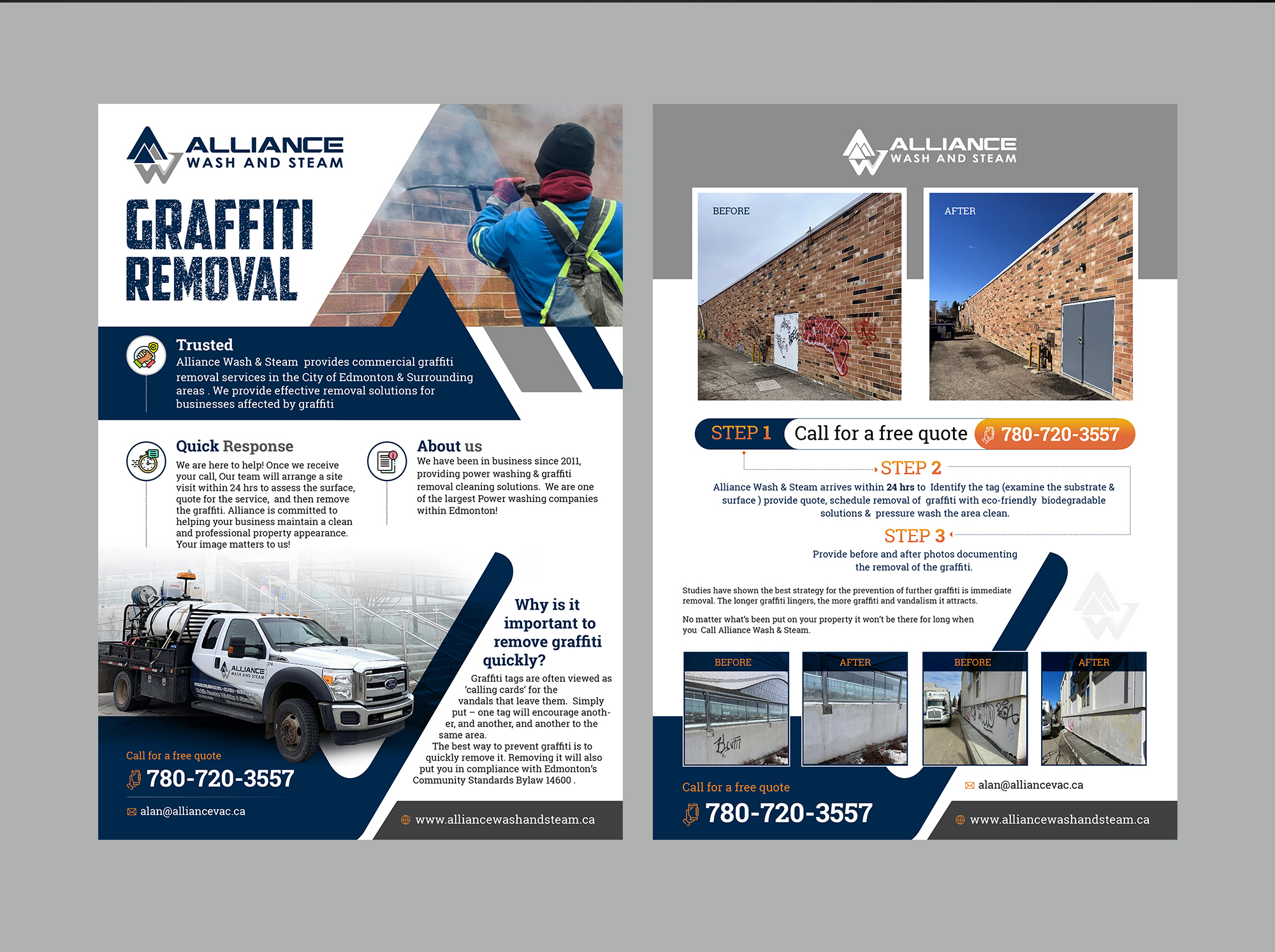 Flyer-Design von 123graphics für Alliance Vac Services Ltd | Design #32711706