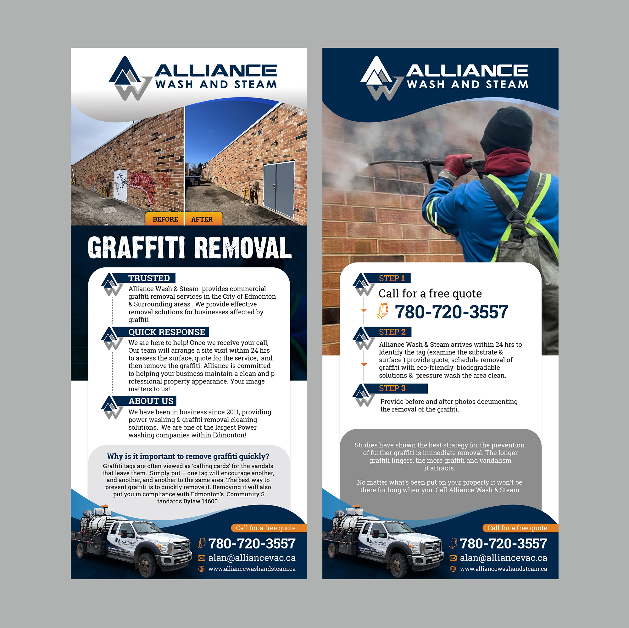 Flyer-Design von 123graphics für Alliance Vac Services Ltd | Design #32711711