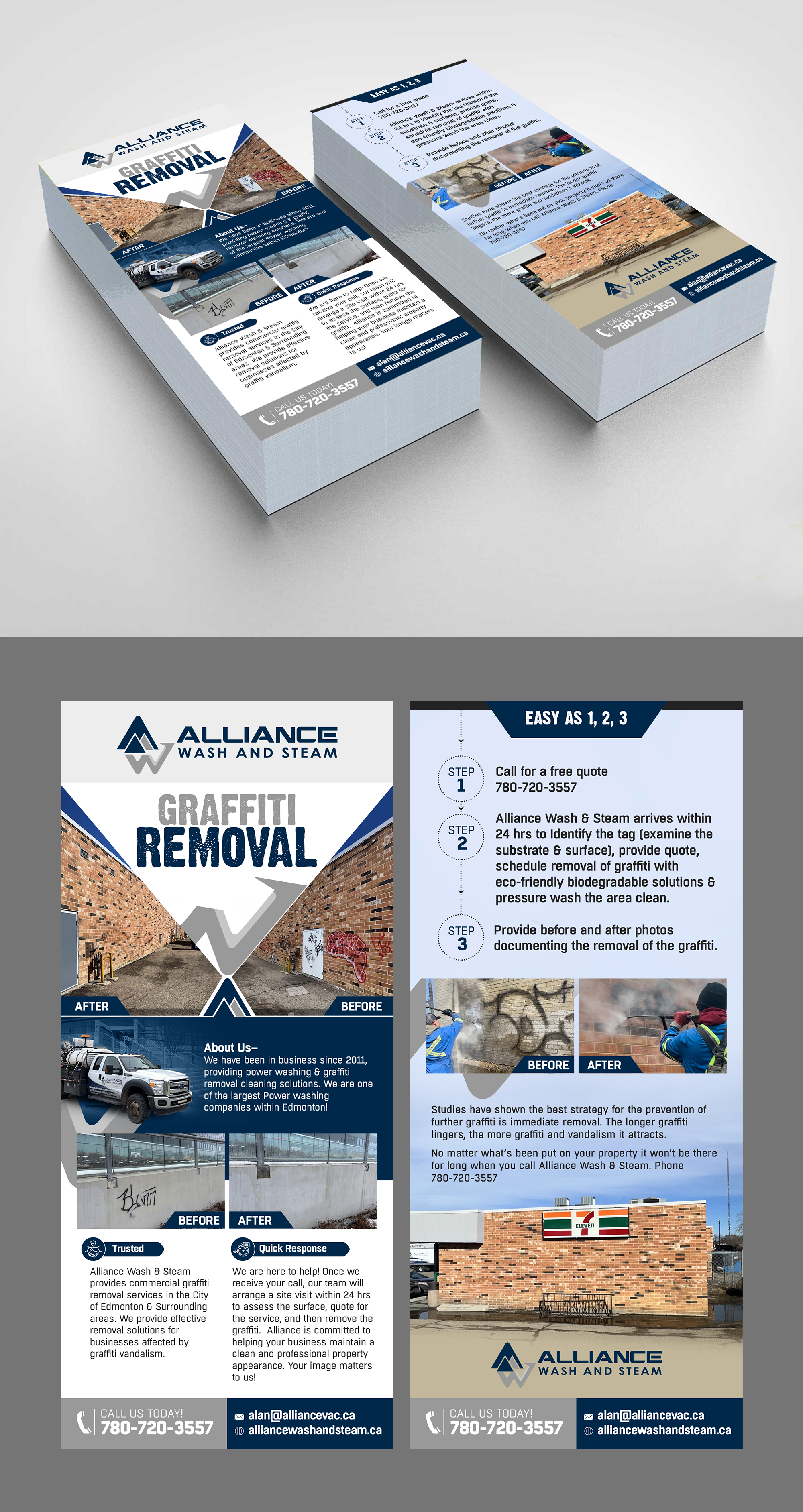 Flyer Design by 123graphics for Alliance Vac Services Ltd | Design #32711742