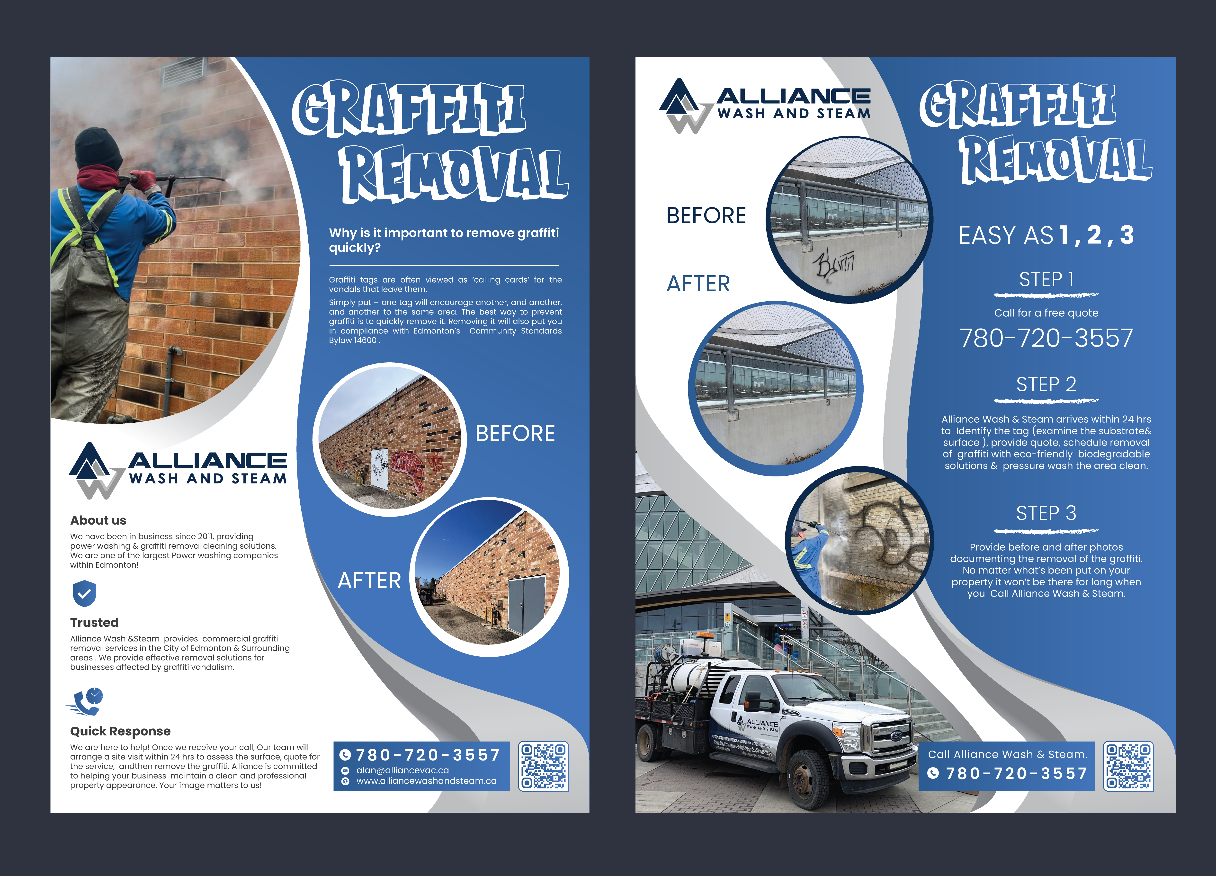 Flyer Design by saurov for Alliance Vac Services Ltd | Design #32711609