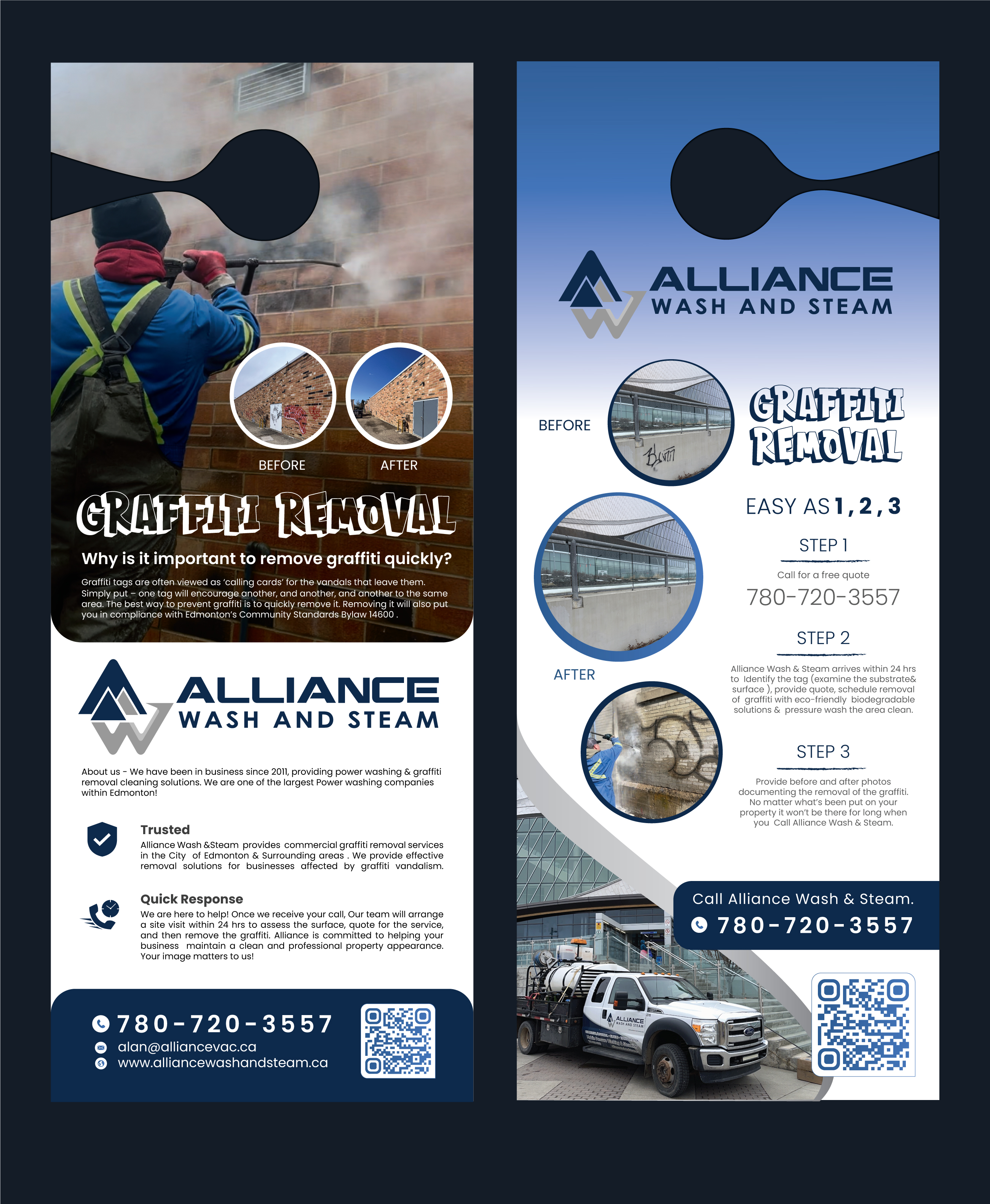 Flyer Design by saurov for Alliance Vac Services Ltd | Design #32711915