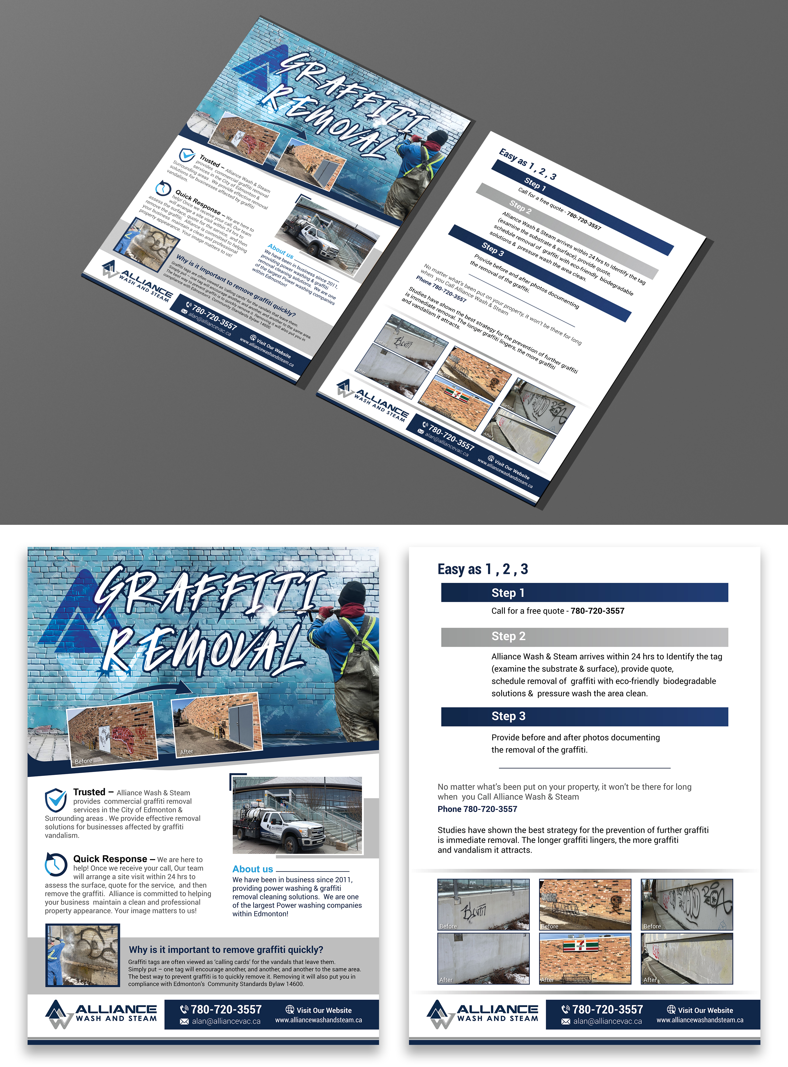 Design de Flyer par Impressive Designs pour Alliance Vac Services Ltd | Design #32710371