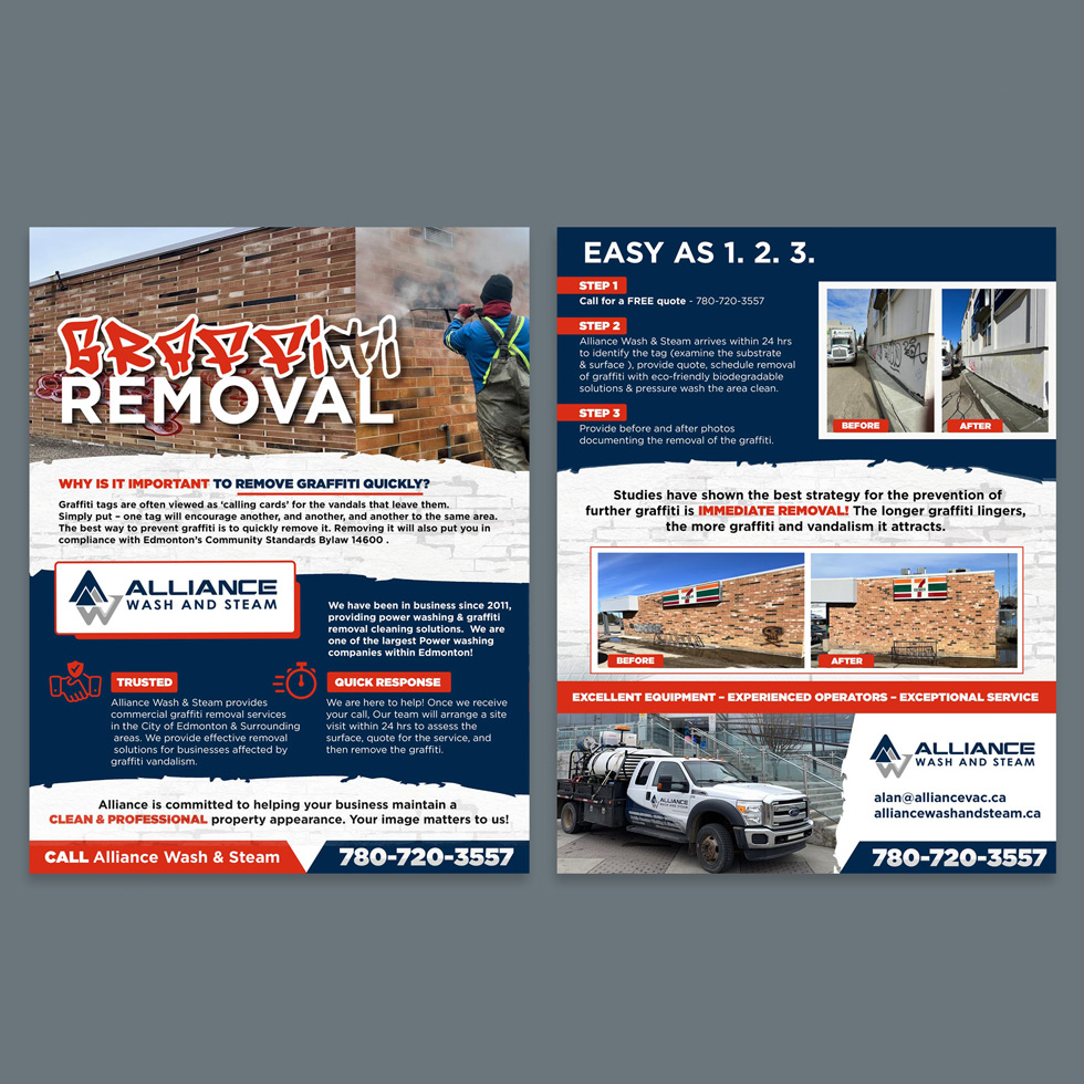 Flyer Design by DA. for Alliance Vac Services Ltd | Design #32714593