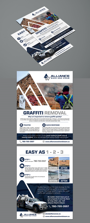 Flyer-Design von BLUE WINGS für Alliance Vac Services Ltd | Design #32715828
