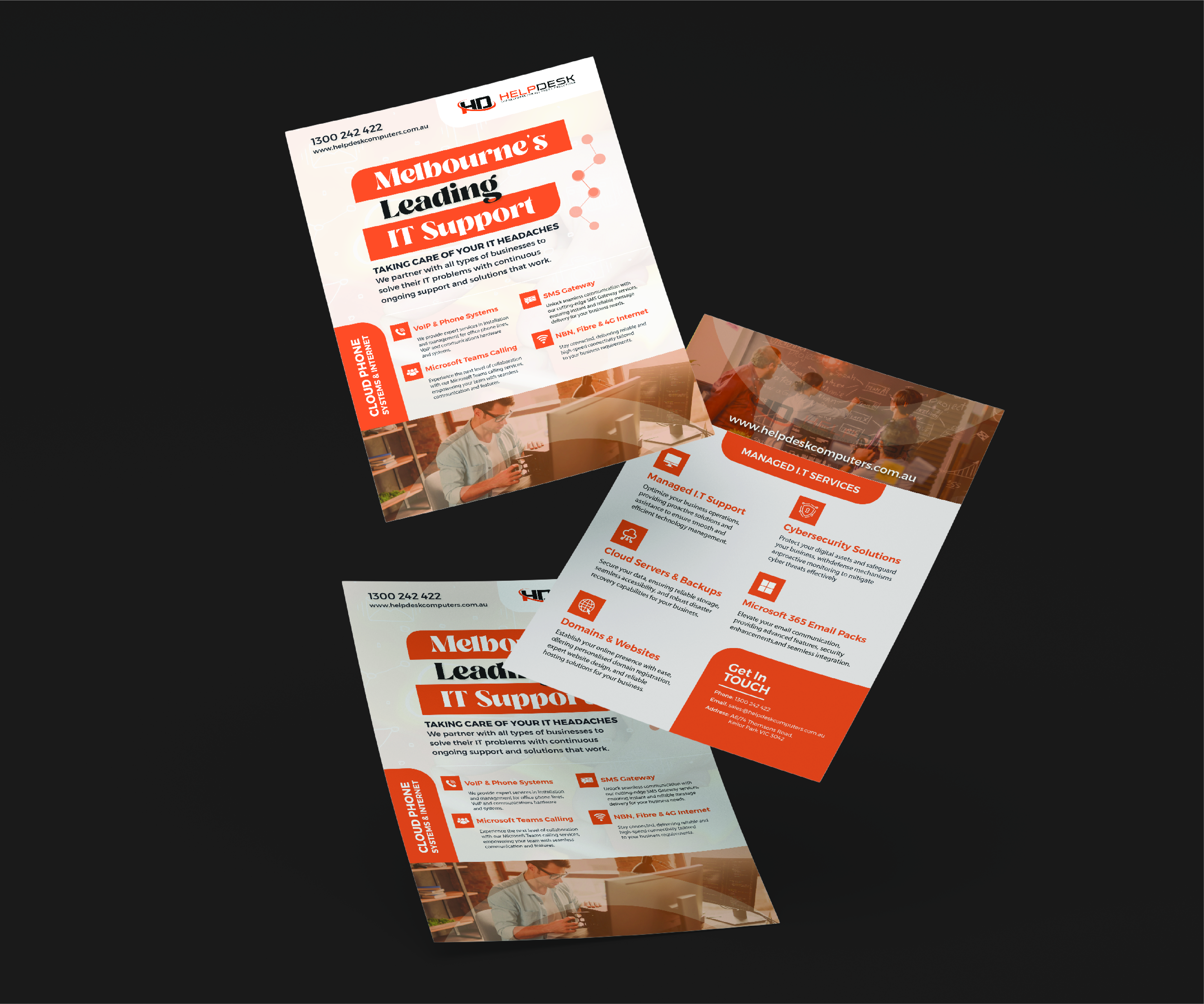 Broschüren-Design von fectapixels für Helpdesk Computer Systems | Design #32706954