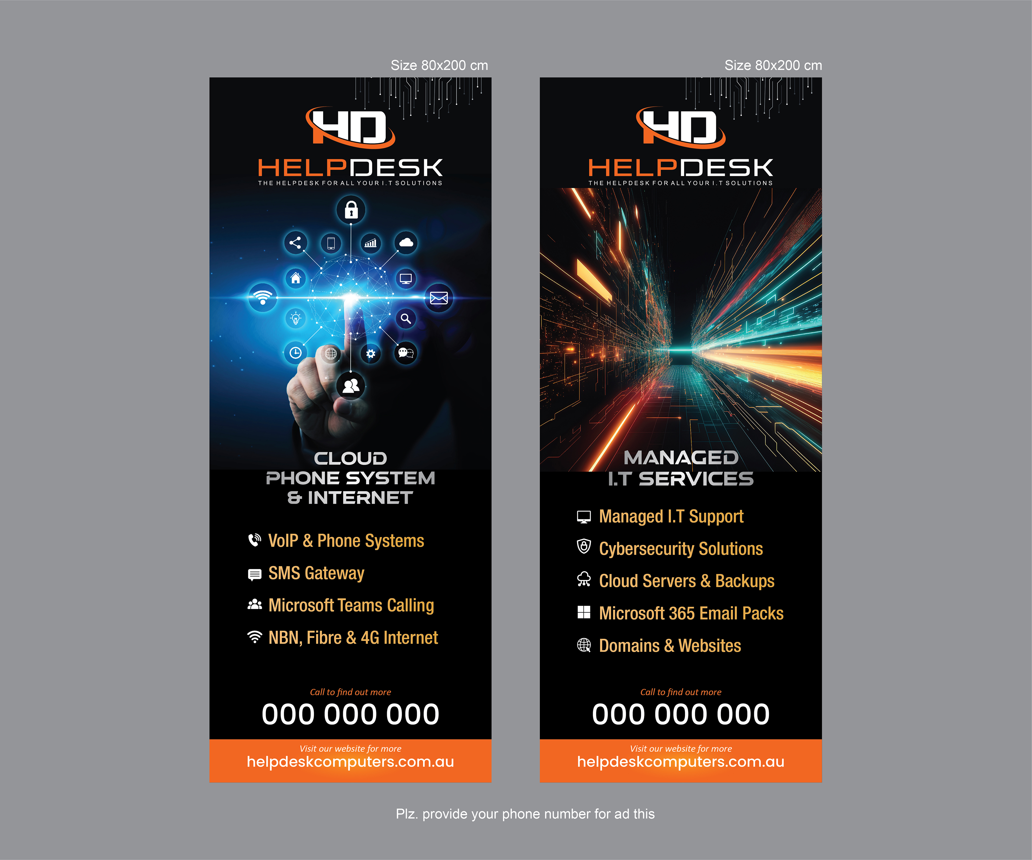 Design Publicitaire par Rush Advertising pour Helpdesk Computer Systems | Design #32706750