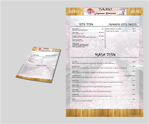 Tango Japanese Restaurant | Menü-Design von Aurelio III