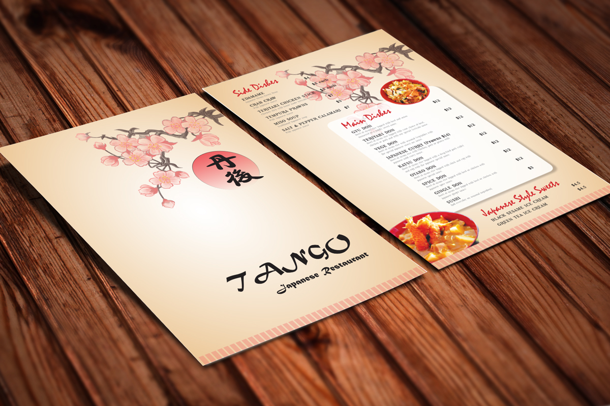 Menu Design by vaby87 for this project | Design #3101430