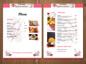 Tango Japanese Restaurant | Menü-Design von MNM