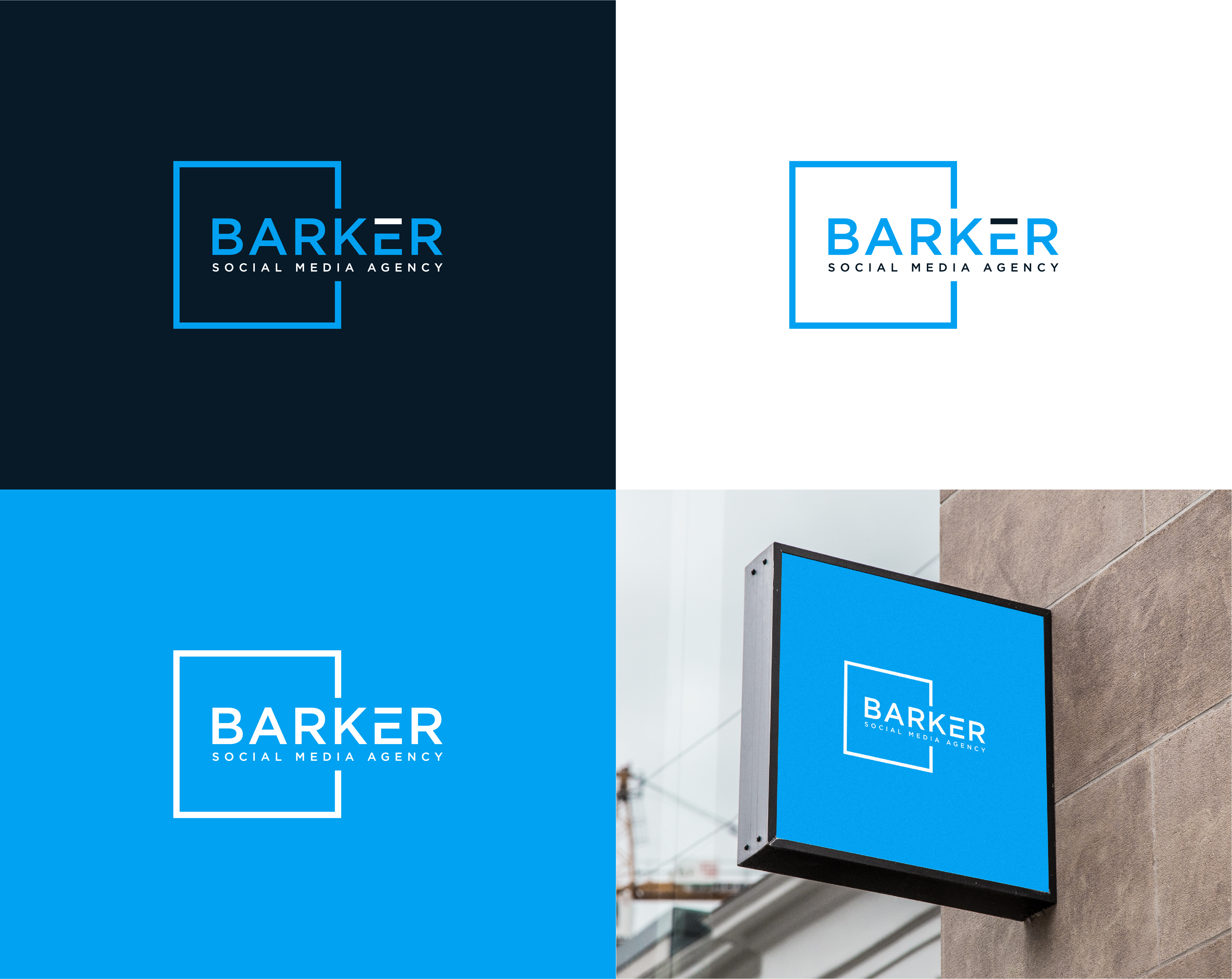 Logo-Design von RKsharma für Barker Social Media Agency | Design #32709259