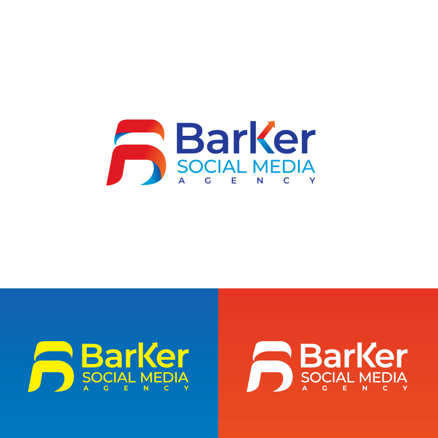 Logo Design by logoford for Barker Social Media Agency | Design #32709210