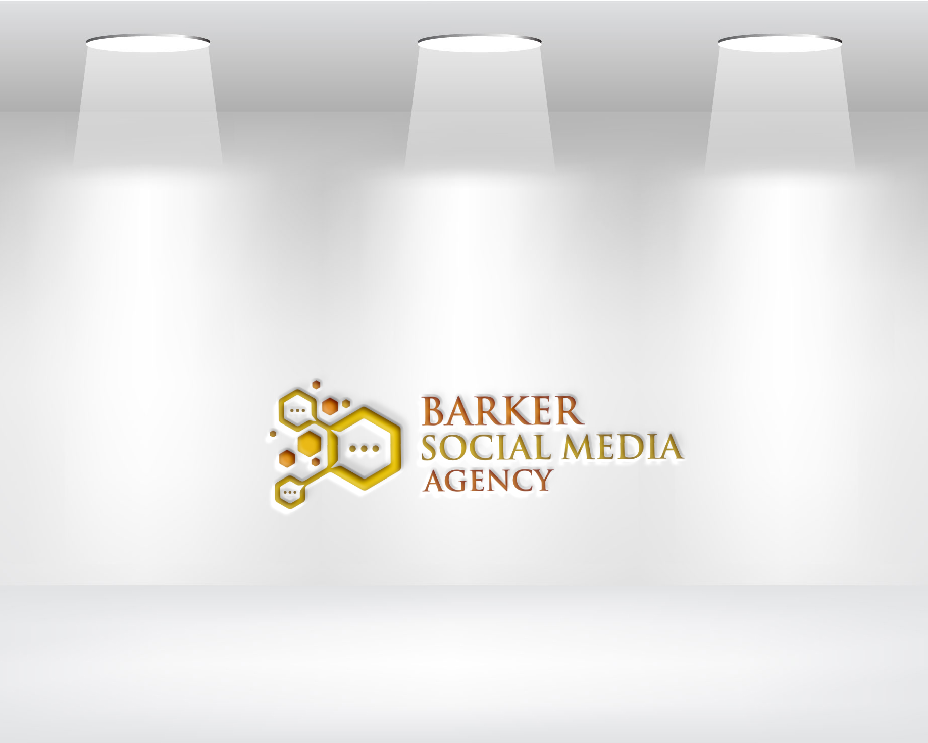 Logo Design by Daniel Khan for Barker Social Media Agency | Design #32709880