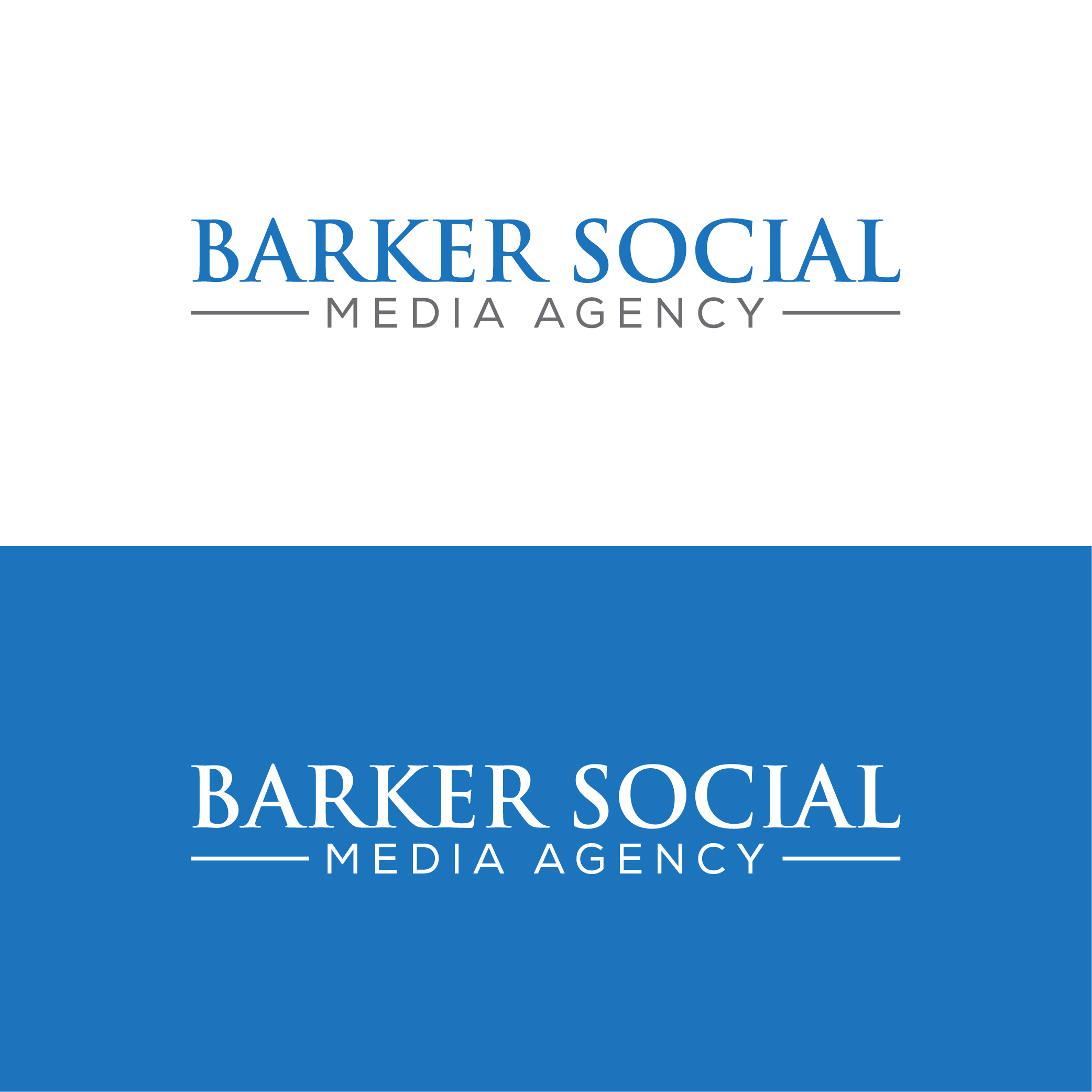 Logo-Design von design wae für Barker Social Media Agency | Design #32708664