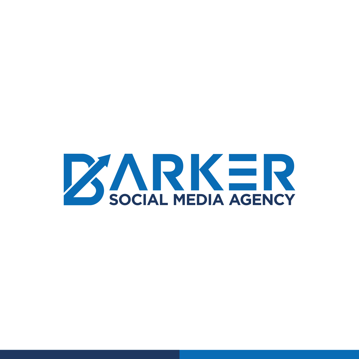 Logo Design by MAIMAI for Barker Social Media Agency | Design #32715114