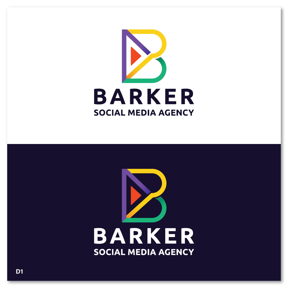 Diseño de Logo por Sujit Banerjee para Barker Social Media Agency | Diseño #32711422