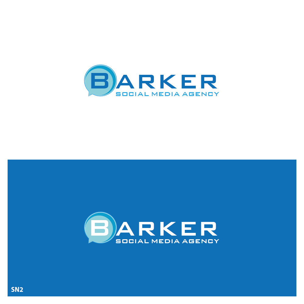 Logo Design by Sujit Banerjee for Barker Social Media Agency | Design #32711425