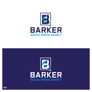 Logo Design by Sujit Banerjee for Barker Social Media Agency | Design: #32711426