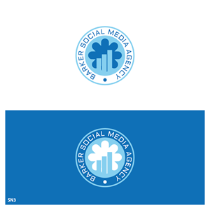 Logo Design by Sujit Banerjee for Barker Social Media Agency | Design: #32711429