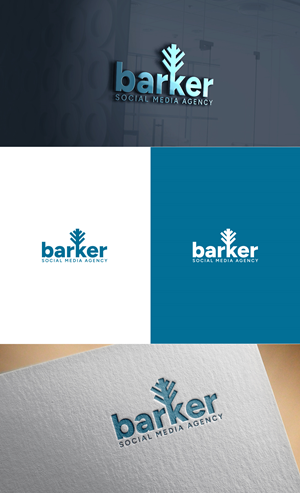 Logo Design by GLDesigns for Barker Social Media Agency | Design: #32711377