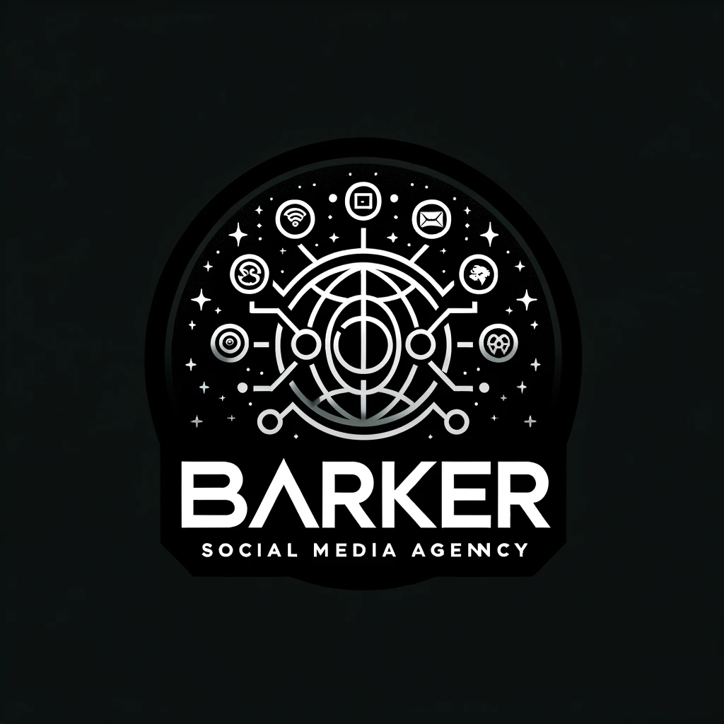 Logo Design by Rockyshen007 for Barker Social Media Agency | Design #32715574