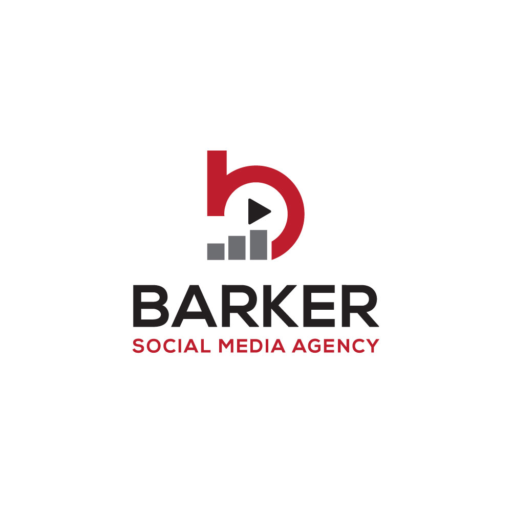 Logo Design by Maria's Creation for Barker Social Media Agency | Design #32711080