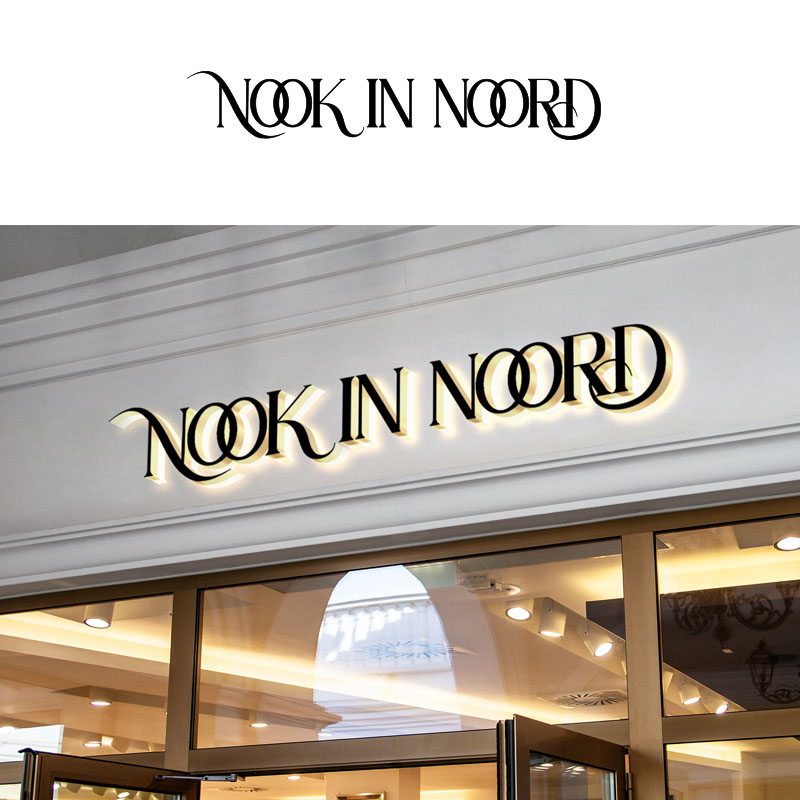 Elegant, Upmarket, hairdressing Logo Design for Nook in Noord by Coli
