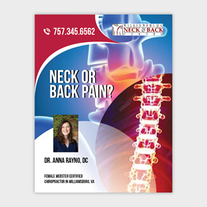 Graphic Design by YourLogoMaster for Williamsburg Neck and Back Center | Design: #32722436
