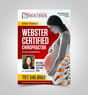 Graphic Design by Sam.Art for Williamsburg Neck and Back Center | Design: #32719464