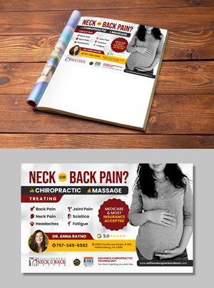 Graphic Design by debdesign for Williamsburg Neck and Back Center | Design: #32716782