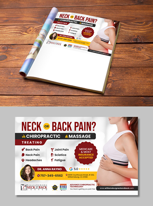 Graphic Design by debdesign for Williamsburg Neck and Back Center | Design: #32716783