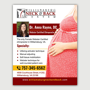 Graphic Design by Bidita Saha for Williamsburg Neck and Back Center | Design: #32713524