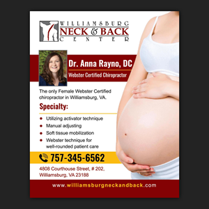 Graphic Design by Bidita Saha for Williamsburg Neck and Back Center | Design: #32713716