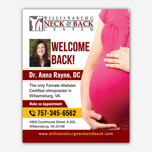 Graphic Design by Bidita Saha for Williamsburg Neck and Back Center | Design: #32718030
