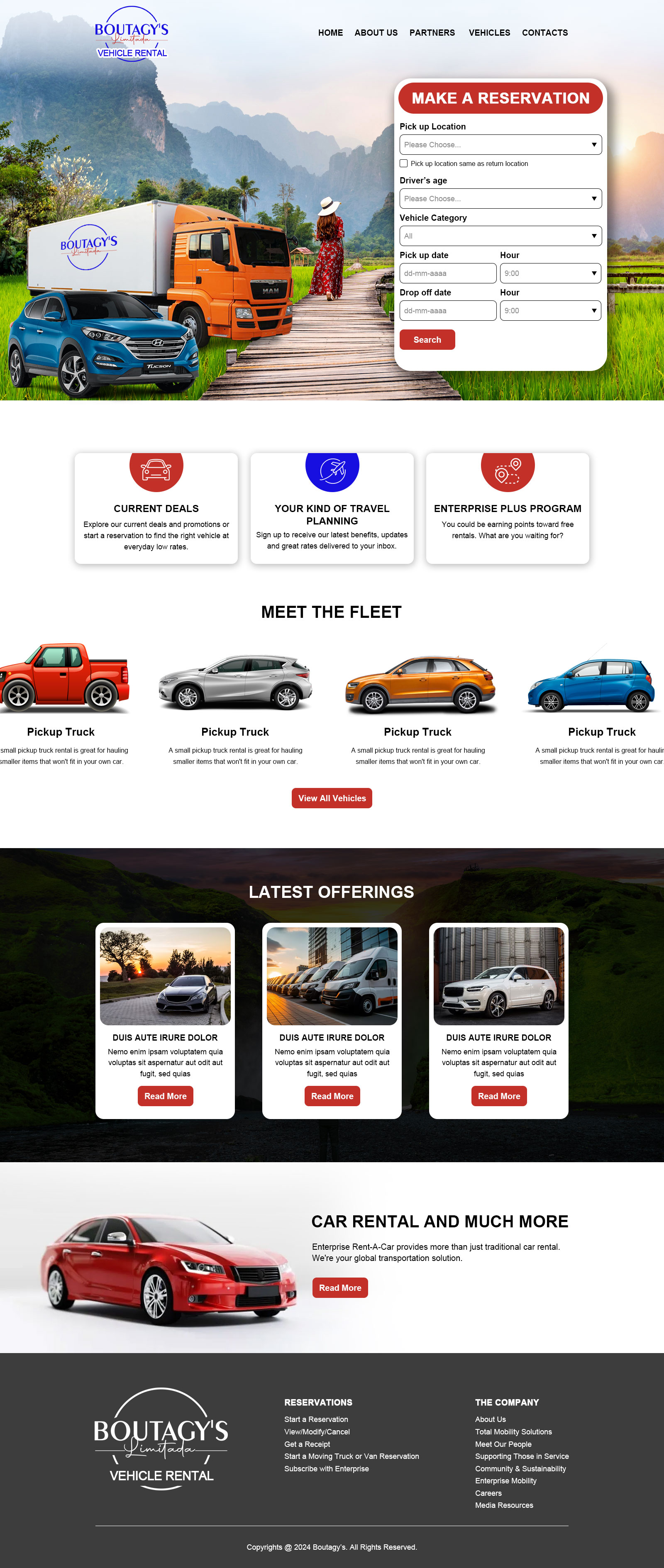 Web Design by MAZY for Boutagy's Ltd | Design #32713233