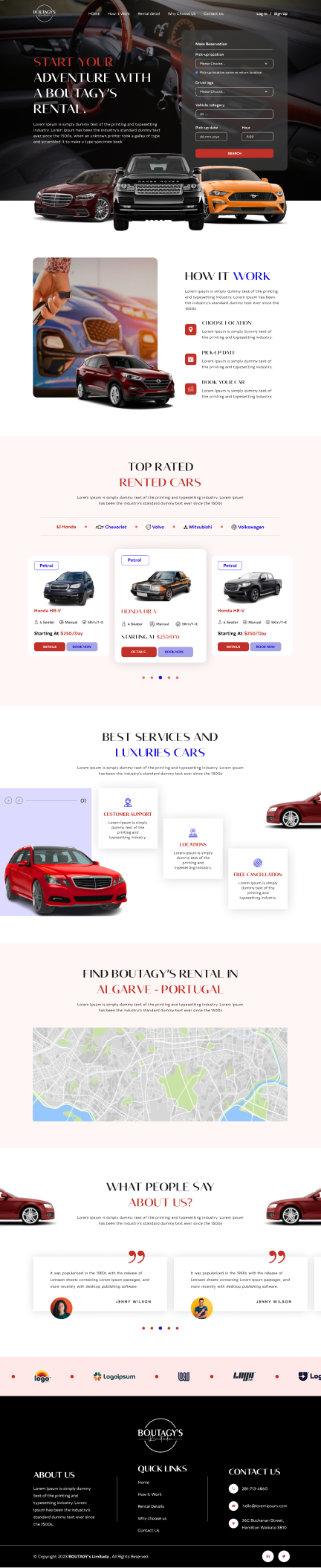 Web Design by Hafsa Fatymah for Boutagy's Ltd | Design #32747508