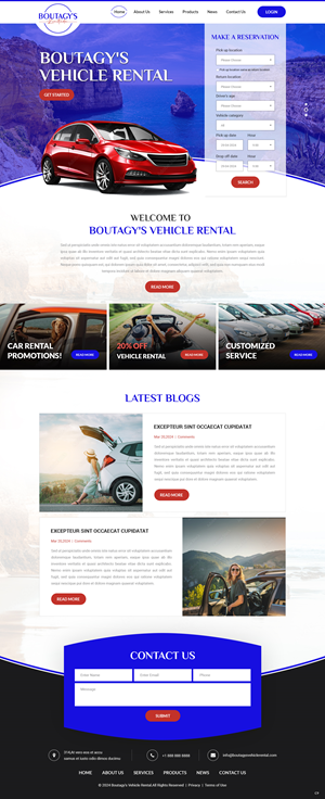 Web Design by pb for Boutagy's Ltd | Design: #32718150
