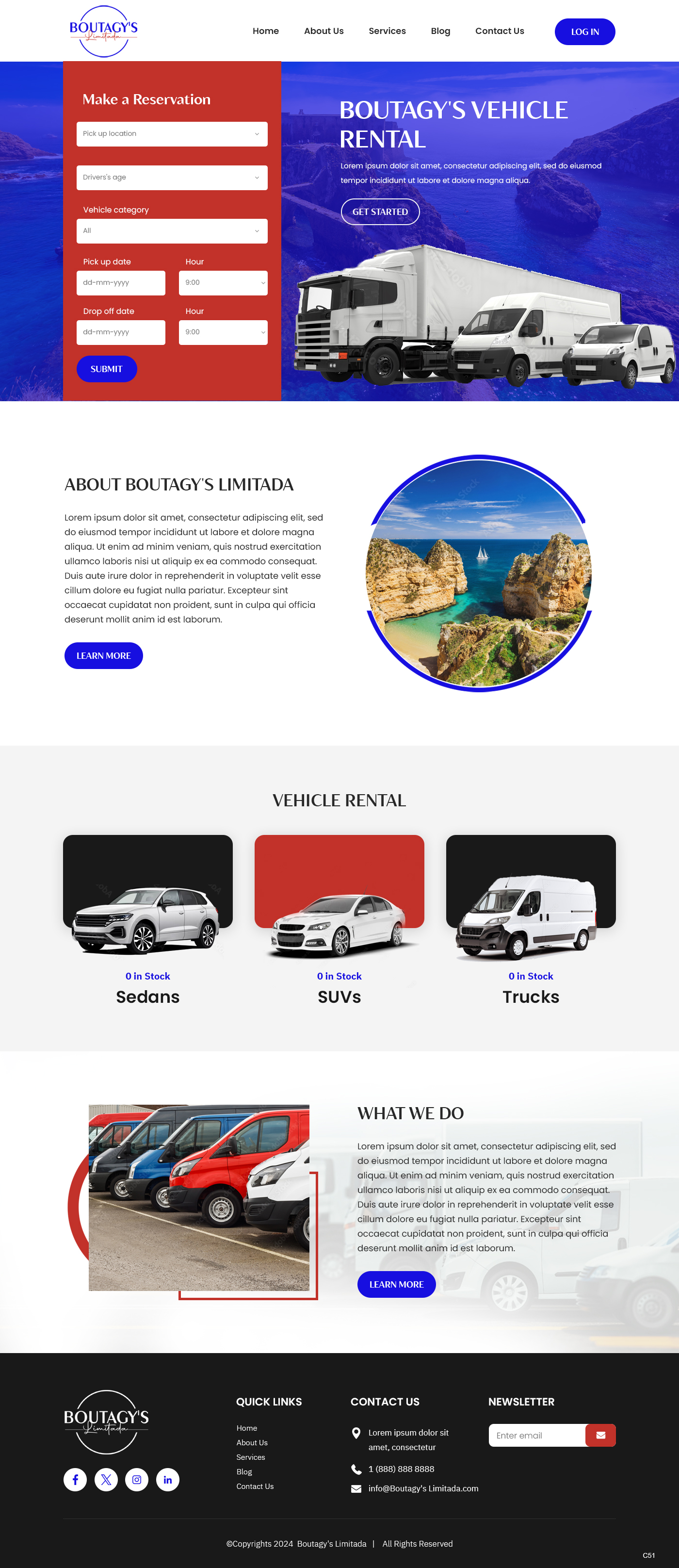 Web Design by pb for Boutagy's Ltd | Design #32718157