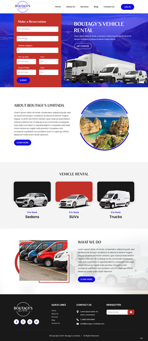 Web Design by pb for Boutagy's Ltd | Design: #32718157