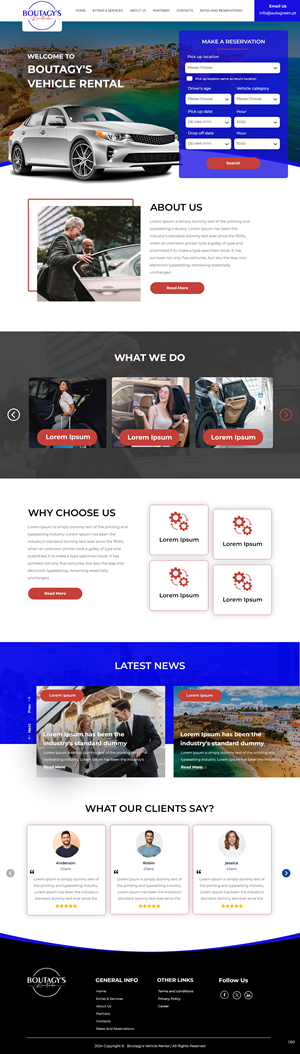 Web Design by pb for Boutagy's Ltd | Design: #32718158