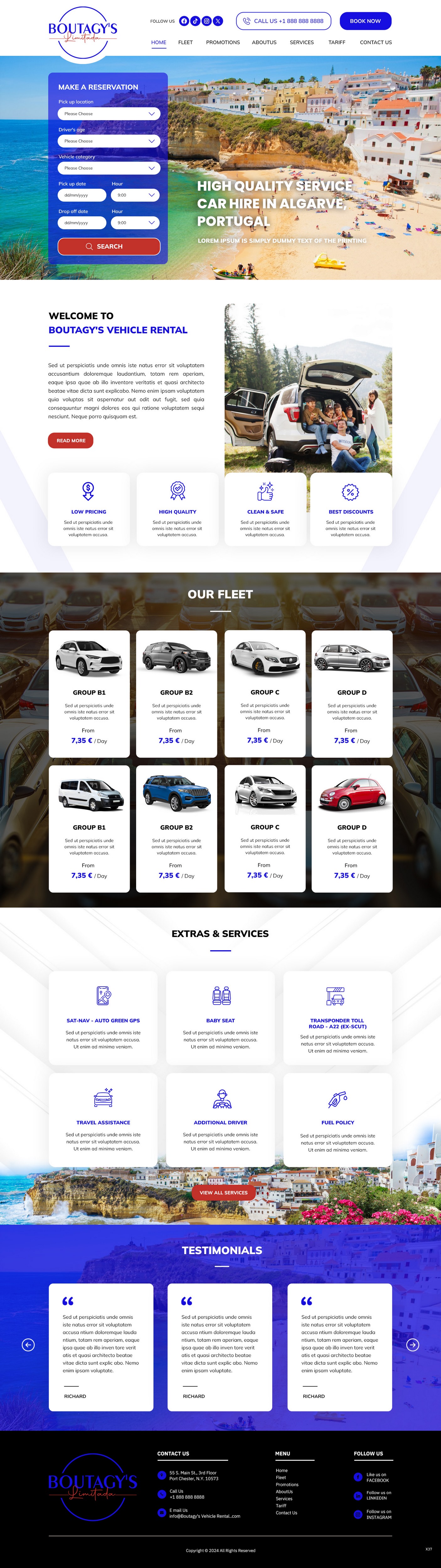 Web Design by pb for Boutagy's Ltd | Design #32718162