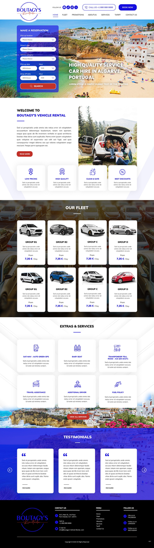 Web Design by pb for Boutagy's Ltd | Design: #32718162