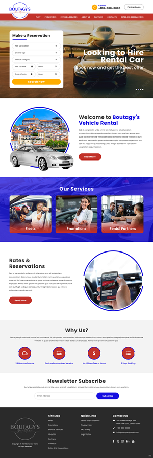Web Design by pb for Boutagy's Ltd | Design: #32722806